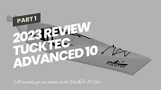 2023 Review Tucktec Advanced 10 Foot Folding Kayak - Stronger Than a Inflatable Kayak- Ideal fo...