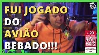 GUI SANTADA NO PANICO - FUI JOGADO BEBADO DO AVIÃO| CORTES BOM PODCAST |