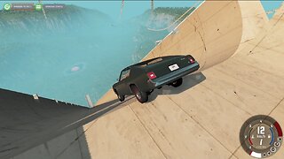 CAR crash 💥🚙 Car vs Mega Ramp Jump #30 🎮 Epic Speed, Beamng Drive Game Move | Speed Jump Down