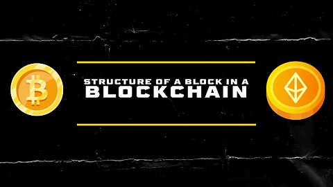 Structure of a block in a blockchain