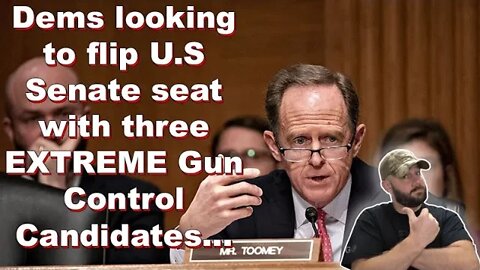 Dems have 3 MASSIVE Gun Control candidates trying to flip U.S Senate seat... ALL the Gun Control...