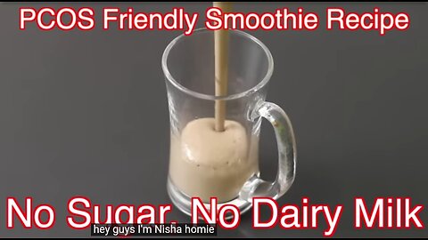 Breakfast Smoothie For PCOS Weight Loss - Healthy Breakfast Recipes - PCOS Diet Recipes - Vegan