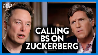 Watch How Tucker Reacts When Elon Musk Calls BS on Zuckerberg | DM CLIPS | Rubin Report