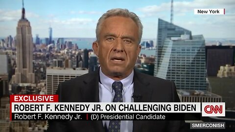 Robert F. Kennedy Jr. is allowed to "talk" on CNN