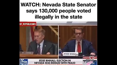 130,000 People Voted Illegally In the 2020 Presidential Election in Nevada