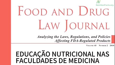 Educação nutricional nas faculdades de medicina _ Dr. Michael Greger