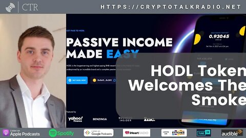 [Part 1] HODL Token's CEO Adam Roberts Joins The Show: Introduction and Background (AUDIO)