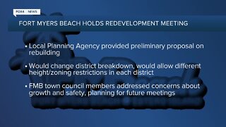 Fort Myers Beach redevelopment meeting