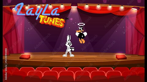 Layla Tunes - Daffy Duck can only do it Once (Layla Style Sprite Animation)