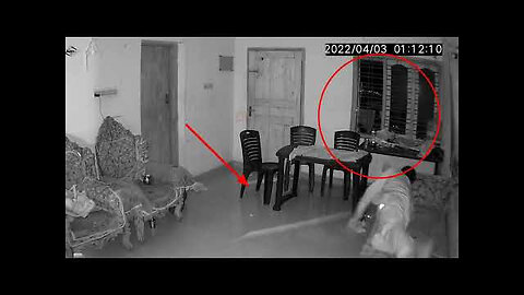 Ghost CCTV footage that disturbs anyone from sleeping inside the house