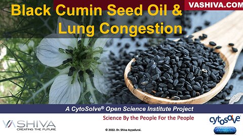 Dr.SHIVA: Black Cumin Seed Oil & Lung Congestion - CytoSolve® Analysis