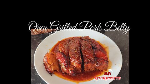 OVEN GRILLED PORK BELLY!! SLOW COOKING IS THE SECRET TO LOCK ITS FLAVORS!!! SARAP PAGSALU SALUHAN!!