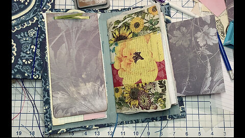 Episode 268 - Junk Journal with Daffodils Galleria - Single Signature Set Pt 6