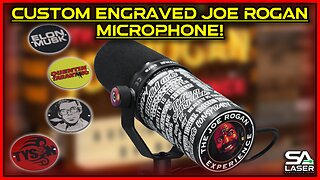 Custom engraved Joe Rogan microphone!