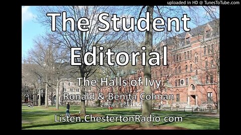The Student Editorial - Halls of Ivy - Ronald & Benita Colman