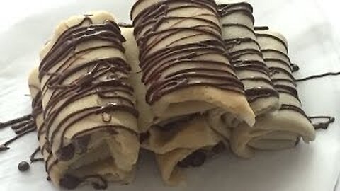 Nutella Filled Crepes