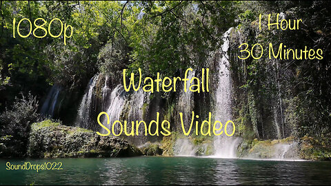 Best Nap Of Your Life With 1 Hour 30 Minutes Of Waterfall Sounds Video