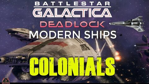 Battlestar Galactica Deadlock Modern Ship Pack | Colonials