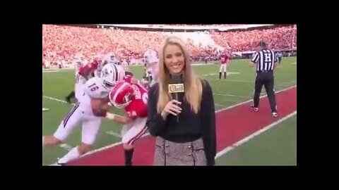NFL Reporters Getting Hit Compilation