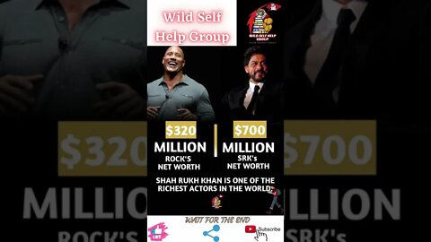 🔥The Rock net worth vs Shahrukh Khan net worth🔥#shorts🔥#wildselfhelpgroup🔥1 June 2022🔥