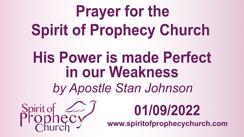 Spirit of Prophecy Church - Sunday Service 01/16/2022