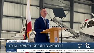 Interview: Councilmember Chris Cate leaving office