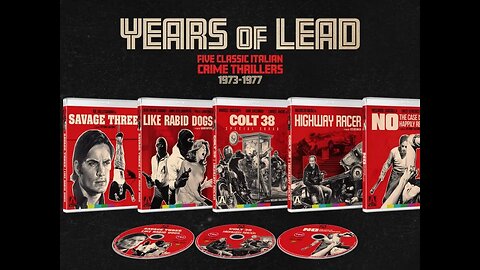 Arrow's YEARS OF LEAD Poliziotteschi Box Set: Salerno, Dallamano, Imperioli, Massi - BLU REVUE # 183