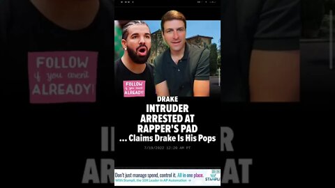 Drake Intruder Claims To Be Rappers Son!? #drake #breakingnews #shorts