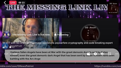 SG Anon : Missing Link part 1. 07/07/2024