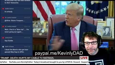 #LieStream Trump #FactCheck speaking from the Oval Office. Many dead. Ratings up? Come chat.