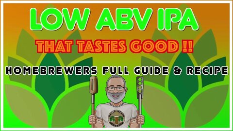 Low Alcohol IPA Homebrewers Full Guide and Recipe