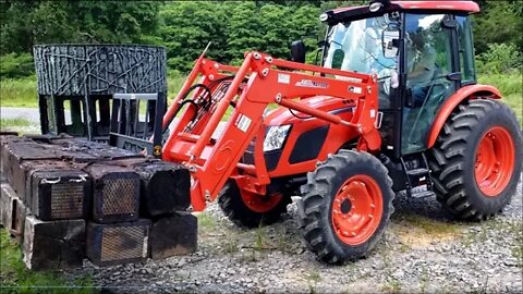 Kioti RX7320 Lifting 2460 lbs & Illinois Tractor VLOG!