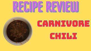 Carnivore Chili 🔥