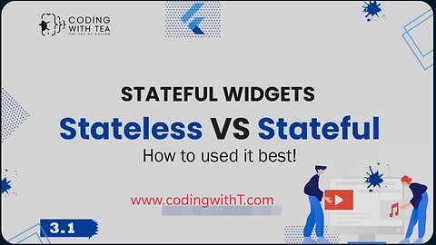 3.1 - Flutter Stateful Widgets - Stateless VS Stateful - Flutter Crash Course 2024_2025