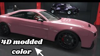 GTA5 modded car paint-job