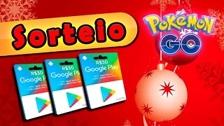 EVENTO DE NATAL POKÉMON GO! SORTEIO NATALINO!