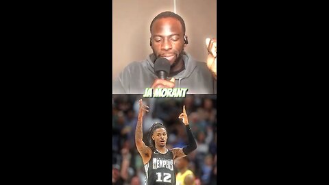 Draymond Green Reacts Ja Morant Waving a gun Again on IG live