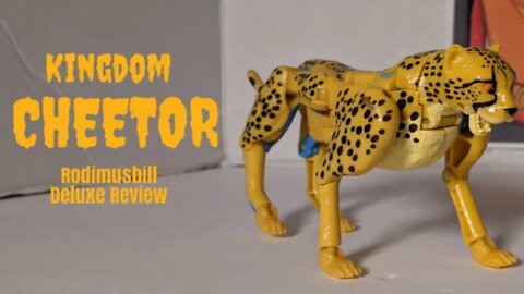 Kingdom CHEETOR Deluxe Transformers War For Cybertron Review by Rodimusbill (Wave 1)