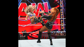 Becky Lynch and Liv Morgan clash in a fierce showdown! #RAW #shorts