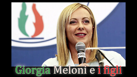 Giorgia Meloni e i figli