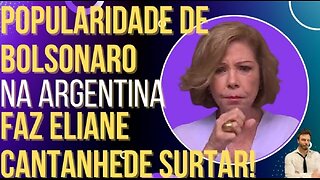 Bolsonaro's popularity in Argentina makes Globo LIXO journalist freak out live!