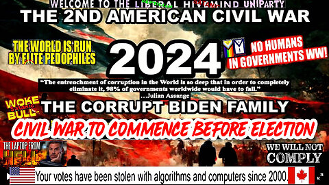 Civil War to Commence Before Election - U.N. Soldiers Soon to be Ready - Biden Family Crimes