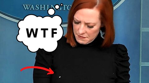 Jen Psaki Can't Stay Focused / WTF