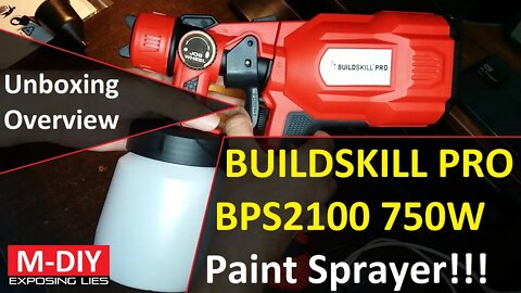 Buildskill Pro BPS2100 750W Paint Sprayer | Part 1 (Unboxing Overview) [Hindi]