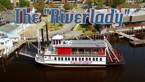 Dining with a Drones View: River Lady Paddleboat Delights #jerseyshore #paddleboat #riverlady 4K