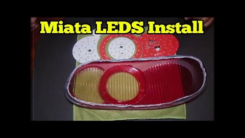 Miata Project NEON GHOST Video 005 Custom PCB LEDs Board into Tail Lights Install #miata #LEDs