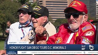 Honor Flight San Diego takes 94 veterans around D.C.