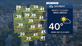 Snow showers continues Saturday