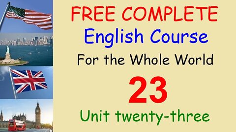 Vegetables and Fruit - Lesson 23 - FREE COMPLETE ENGLISH COURSE FOR THE WHOLE WORLD