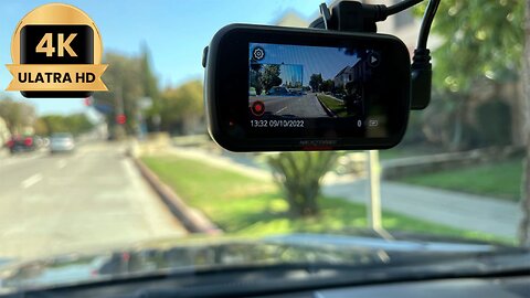 Car Dashcam to watch road activity with camera.